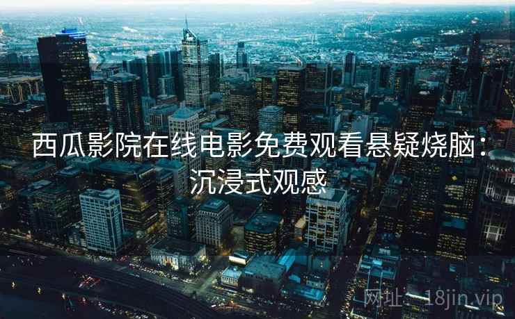 西瓜影院在线电影免费观看悬疑烧脑：沉浸式观感